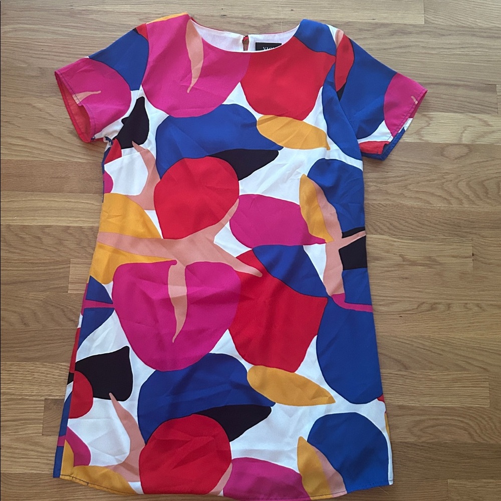 Vici Pink, blue, red and White Dress